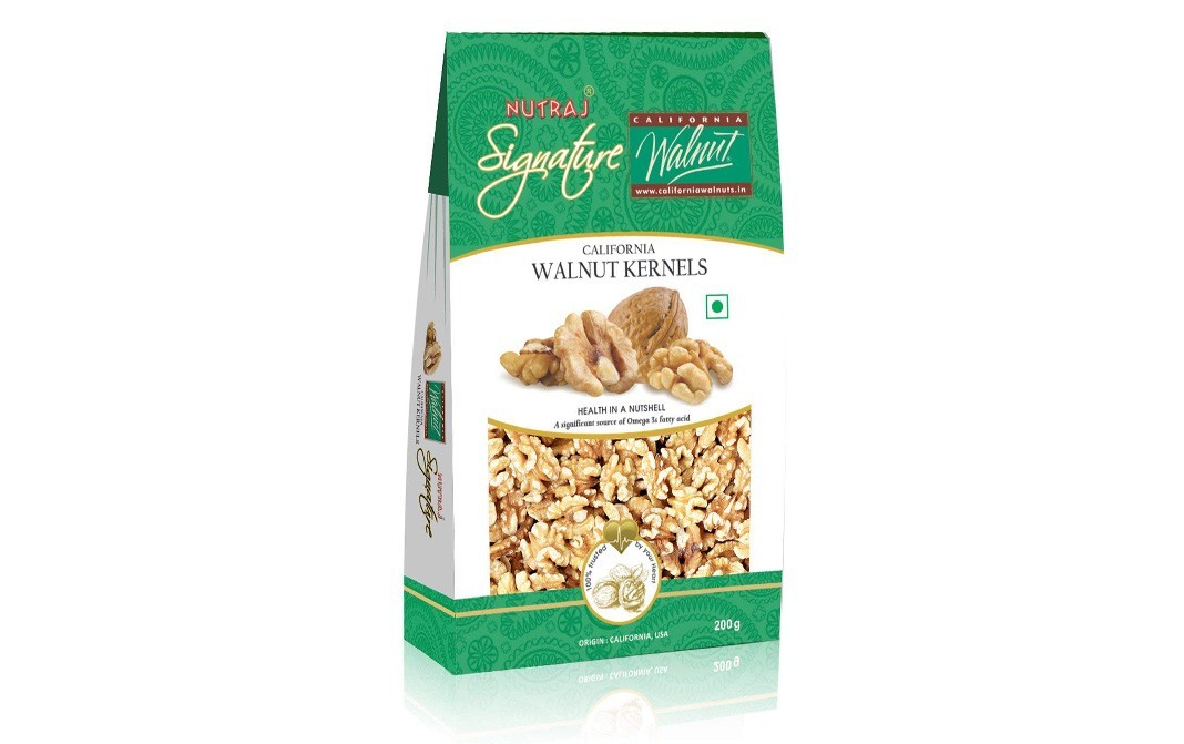Nutraj Signature California Walnut Kernels    Box  200 grams
